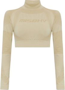 Misbhv Training Top With Logo Beige Dames