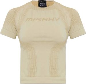 Misbhv Training top with logo Beige Dames