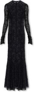 Misbhv Zijden jurk uit de Inside A Dark Echo-collectie Zwart Dames