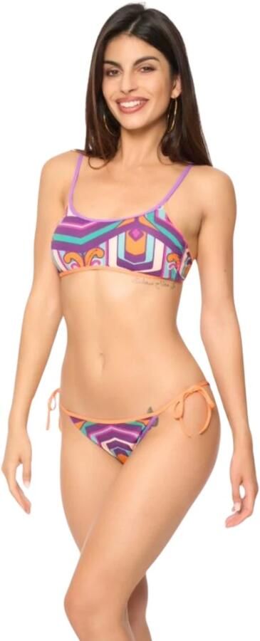 Miss Bikini Bordini Tankini Top Multicolor Dames