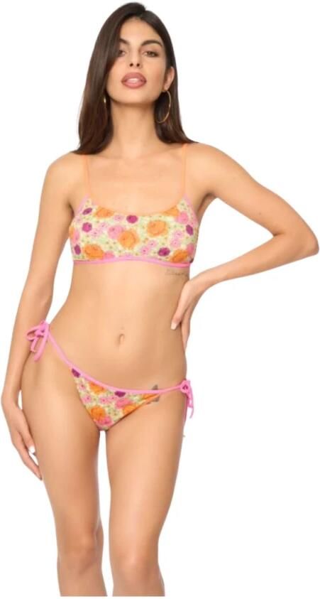 Miss Bikini Stijlvolle Tankini Top Multicolor Dames