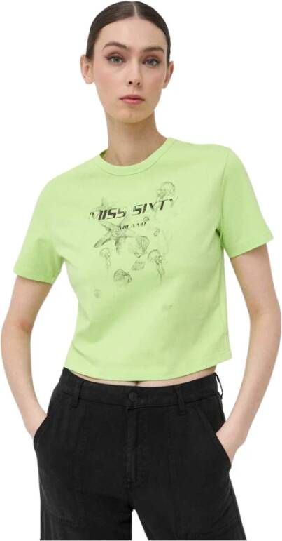Miss Sixty T-Shirts Groen Dames
