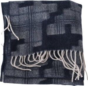 Missoni Multicolor Cashmere Knit Uni Neck Wrap Shawl One Size Blauw Dames