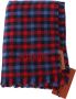 Missoni Multicolor Check Wool Uni Neck Wrap Scarf One Size Rood Unisex - Thumbnail 1
