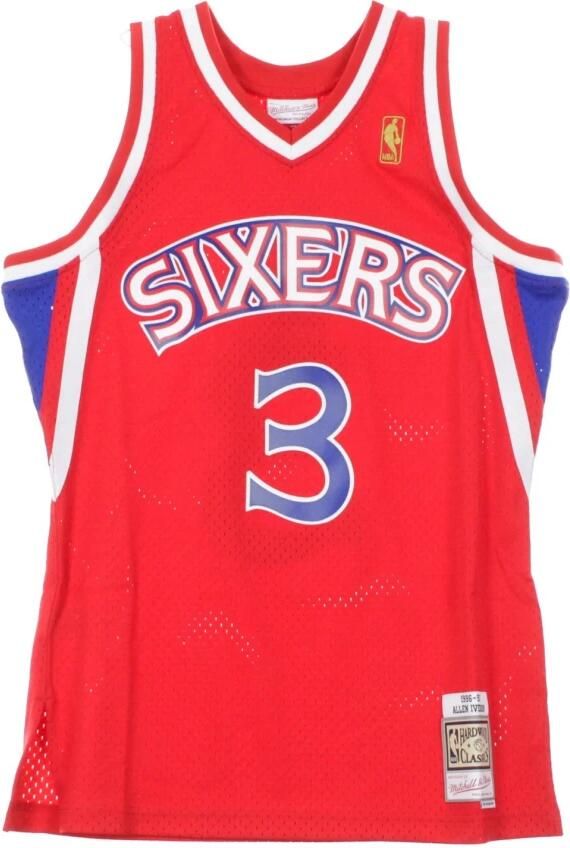 Mitchell & Ness Allen Iverson Swingman Tank Top Red Heren - Foto 3