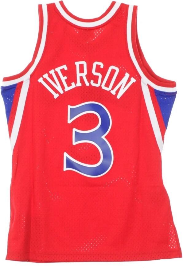 Mitchell & Ness Allen Iverson Swingman Tank Top Red Heren - Foto 2
