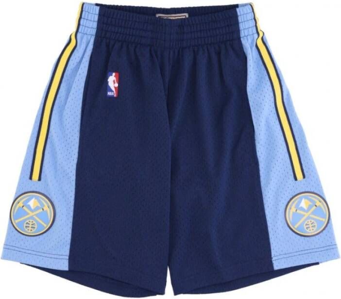Mitchell & Ness Basketbal shorts NBA Dark Shorts Hardwood Classics Dennug Blauw Heren
