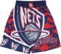 Mitchell & Ness Basketbal shorts NBA Jumbotron 2.0 Mesh Short Hardwood Classics Nejnet Blauw Heren - Thumbnail 1