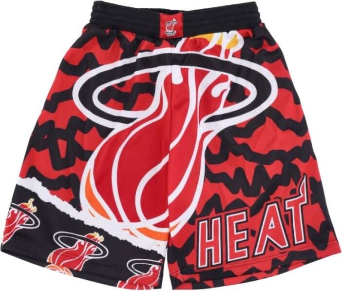 Mitchell & Ness Basketbal shortsBA Jumbotron 2.0 Mesh Short Hardwood Classics Miahea Rood Heren