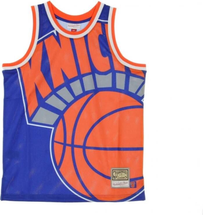 Mitchell & Ness Basketbal top basketbal Blauw Heren