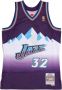 Mitchell & Ness Basketball Jersey ManBA Swingman Hardwood Classicso 32 Karl Malone 1996-97 Utajaz Purple Heren - Thumbnail 1