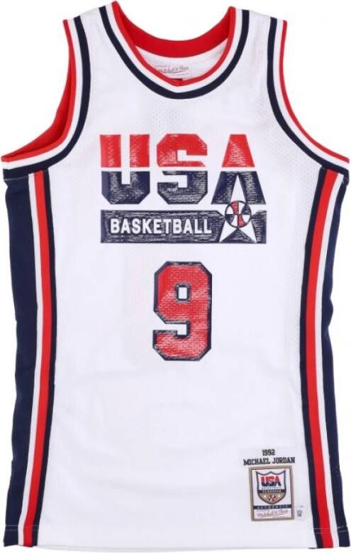 Mitchell & Ness Basketball jersey NBA authentiek Wit Heren
