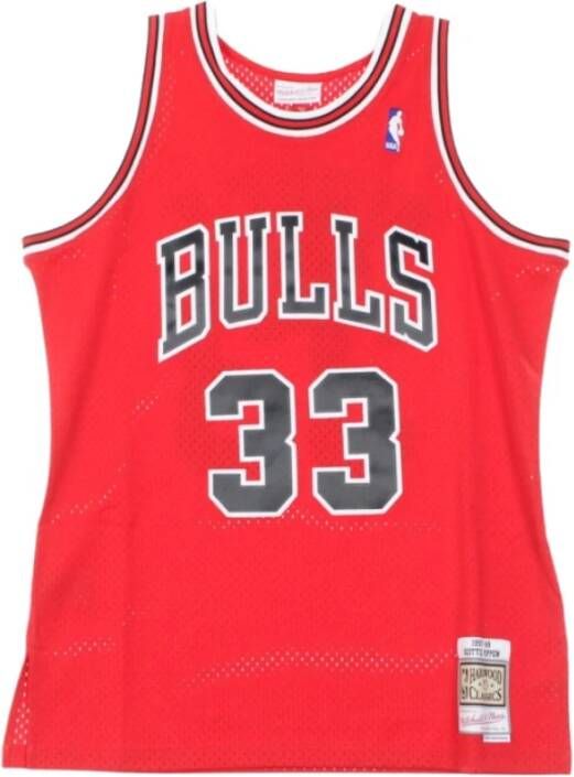Mitchell & Ness Basketball jersey NBA Swingman Scottie Pippen No.33 1997-98 Rood Heren