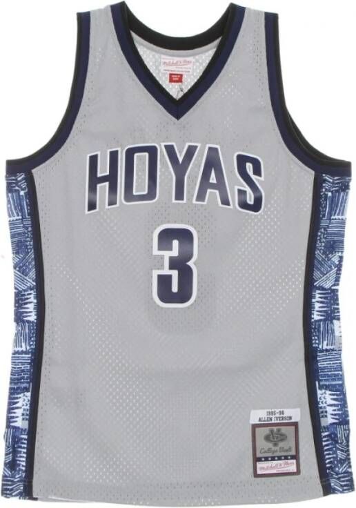 Mitchell & Ness Basketball jersey Ncaa Swingman Jersey N.3 Allen Iverson Geohoy Grijs Heren