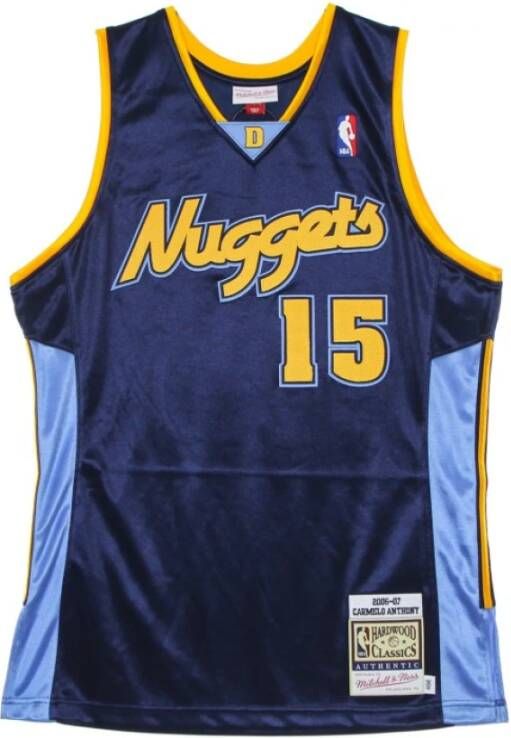 Mitchell & Ness Basketball jersey top Blauw Heren
