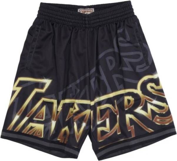 Mitchell & Ness BasketbalshortsBA Big Face 4.0 Zwart Heren