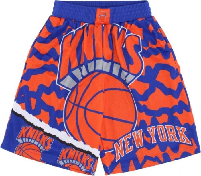 Mitchell & Ness BasketbalshortsBA Jumbotron 2.0 Mesh Short Hardwood Classicseykni Orange Heren