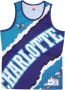 Mitchell & Ness Basketbaltanktop NBA Jumbotron 2.0 Mesh Tank Hardwood Classics Chahor Blauw Heren - Thumbnail 1