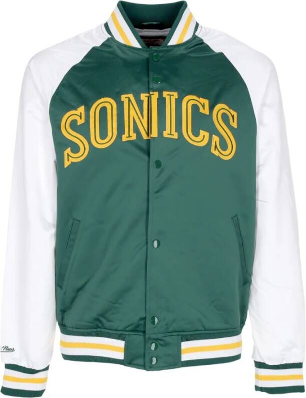 Mitchell & Ness Bomber Jackets Groen Heren