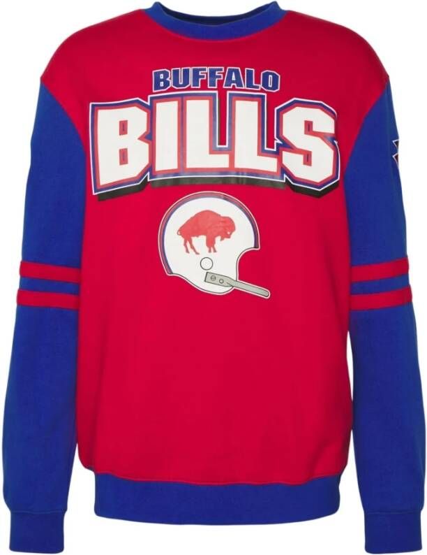Mitchell & Ness Buffalo Bills NFL All Over Crew 2.0 Sweatshirt Rood Heren