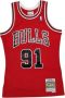 Mitchell & Ness Nba Swingman Jersey Chicago Bulls 1997-98 Dennis Rodman Sportshirts Heren scarlet maat: XL beschikbare maaten:S M L XL - Thumbnail 1