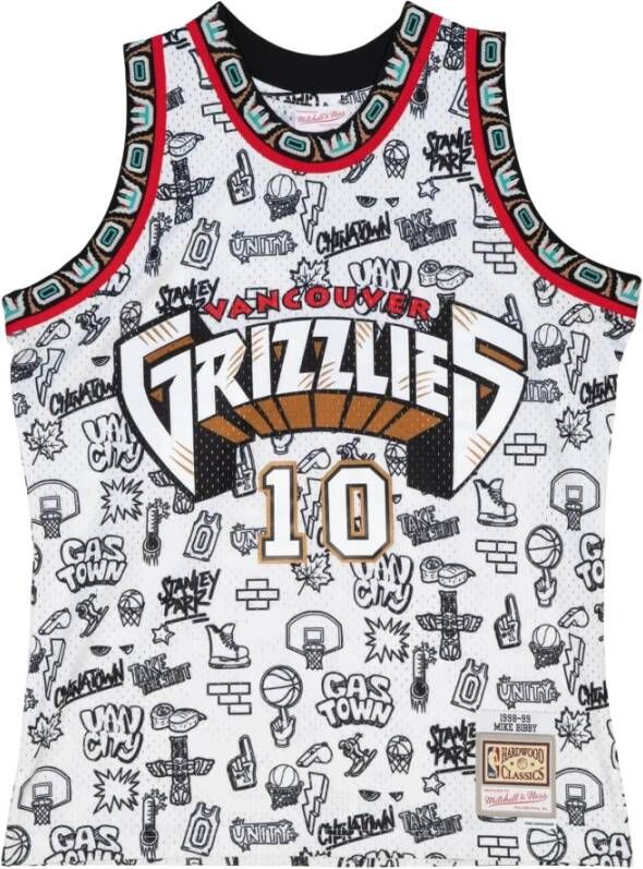 Mitchell & Ness Camiseta Grizzlies Bibbi Swingman Jersey Wit Heren