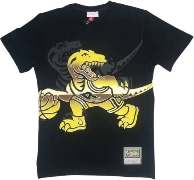 Mitchell & Ness Camiseta Raptors Face Cotton Tee Zwart Heren