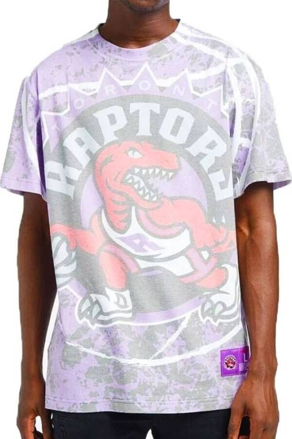 Mitchell & Ness Camiseta Raptors Jumbotron Tee Purple Heren