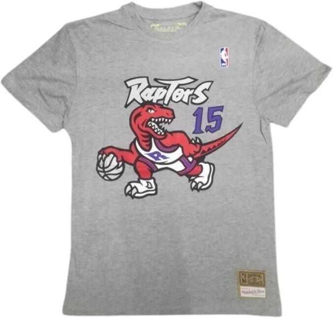 Mitchell & Ness Camiseta Raptors Vince Carter Cotton Tee Grijs Heren