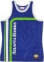 Mitchell & Ness Canotta Basket NBA Team Heritage Tank 1970-98 Atlhaw Blauw Heren - Thumbnail 1