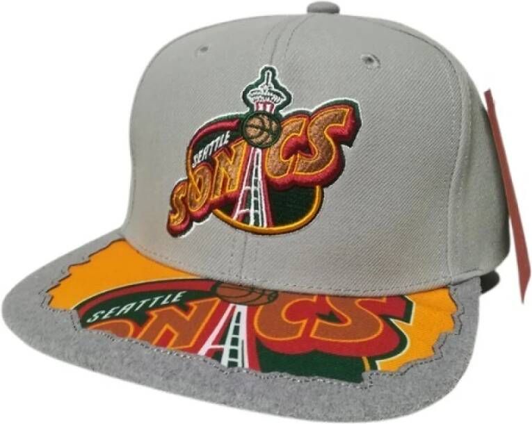 Mitchell & Ness Caps Grijs Unisex