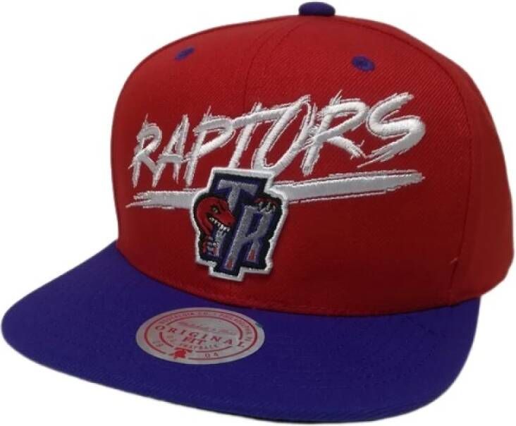 Mitchell & Ness Rode Toronto Raptors Transcript Snapback Red