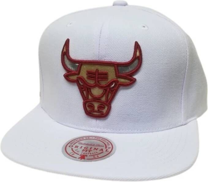 Mitchell & Ness Caps Wit Heren