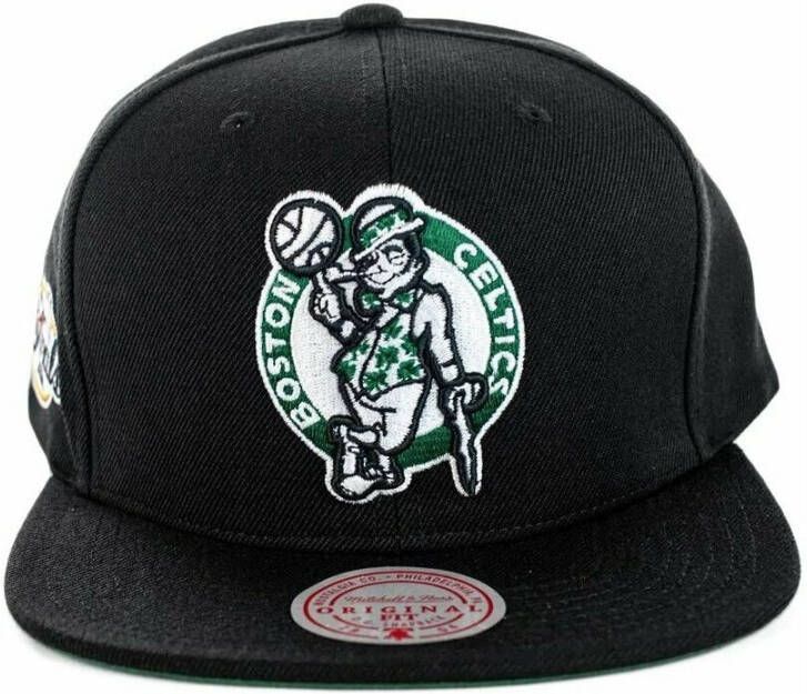 Mitchell & Ness Zwarte Celtics Snapback Pet Black Heren