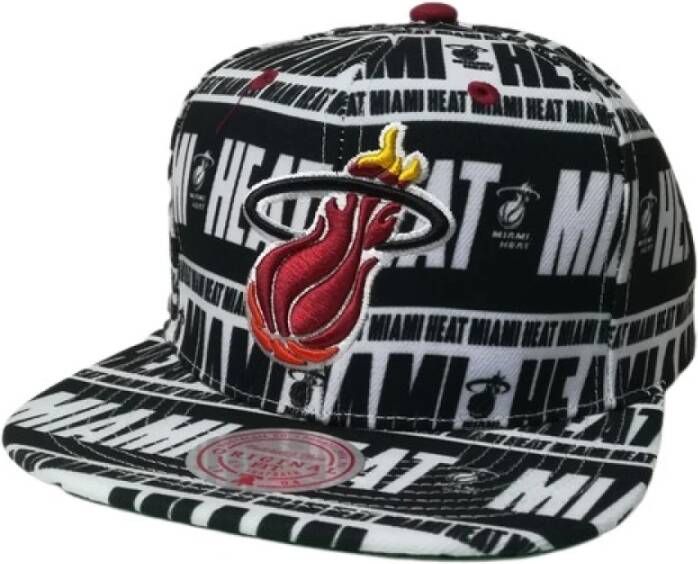 Mitchell & Ness Caps Zwart Heren