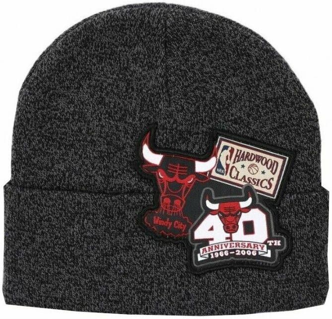 Mitchell & Ness Chicago Bulls Wool Cap Black Heren
