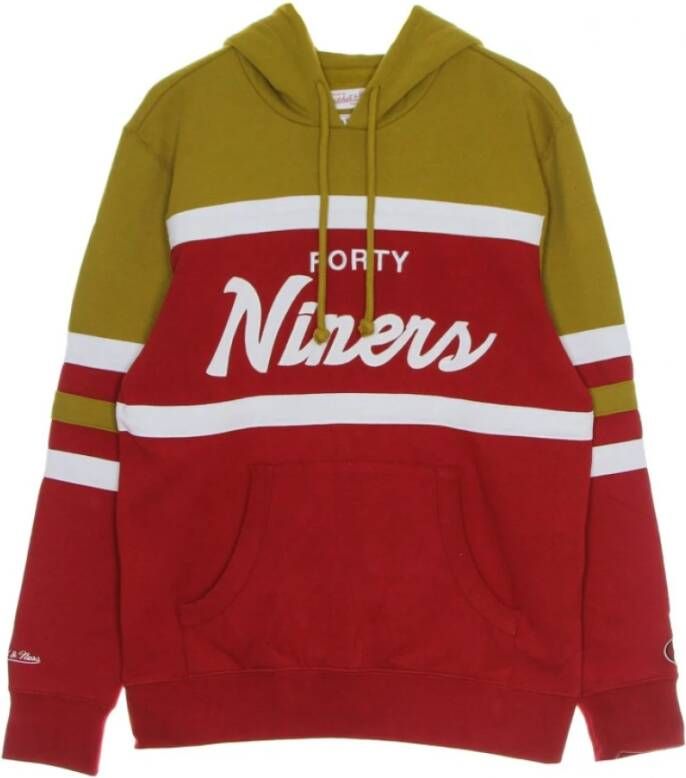 Mitchell & Ness Capuchon Rood Heren