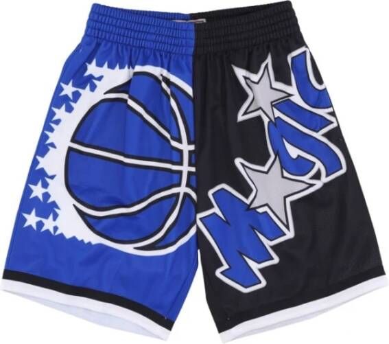 Mitchell & Ness Casual Shorts Blauw Heren