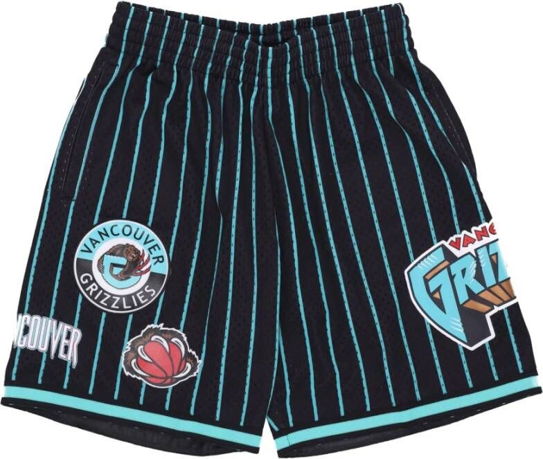 Mitchell & Ness Casual Shorts Zwart Heren