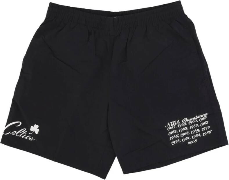 Mitchell & Ness Casual Shorts Zwart Heren