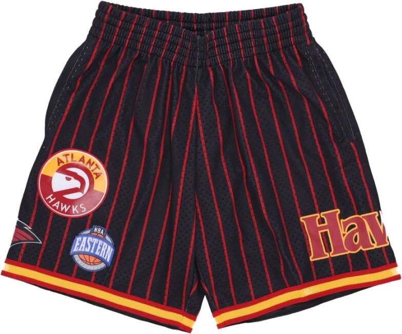 Mitchell & Ness Casual Shorts Zwart Heren