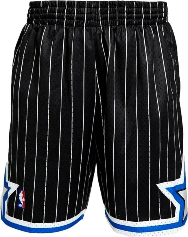 Mitchell & Ness Zwarte Orlando Magic Swingman Shorts Zwart Heren