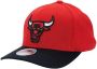Mitchell & Ness Chicago Bulls 2 Tone Stretch Snapback Rood Heren - Thumbnail 1