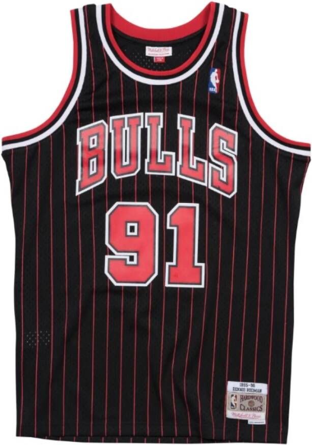 Mitchell & Ness Chicago Bulls Dennis Rodman Swingman Jersey Zwart Black Heren