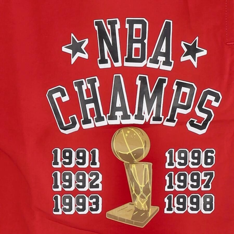 Mitchell & Ness Nba Chicago Bulls Team Heritage Woven Short Sportshorts Kleding scarlet maat: M beschikbare maaten:M L XL XXL