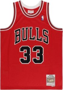 Mitchell & Ness Chicago Bulls Scottie Pippen 1997-98 tank top Rood Heren