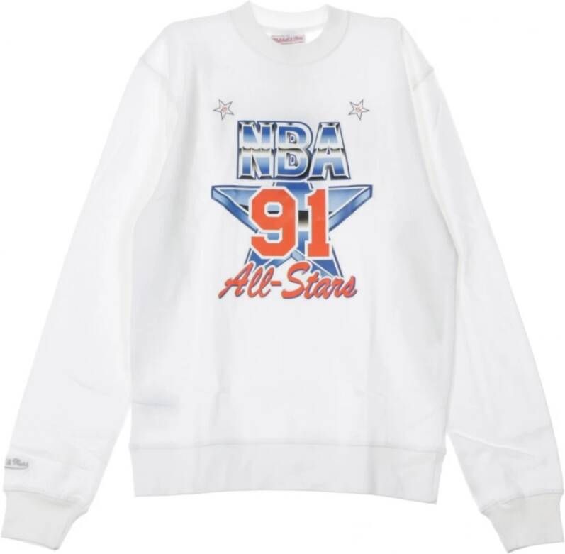 Mitchell & Ness Crewneck sweatshirt White Heren