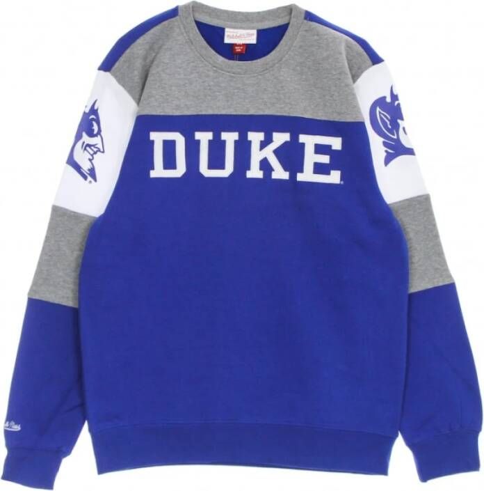Mitchell & Ness Crewneck SweatshirtCAA Perfect seizoen Overuren Dukblu Blauw Heren