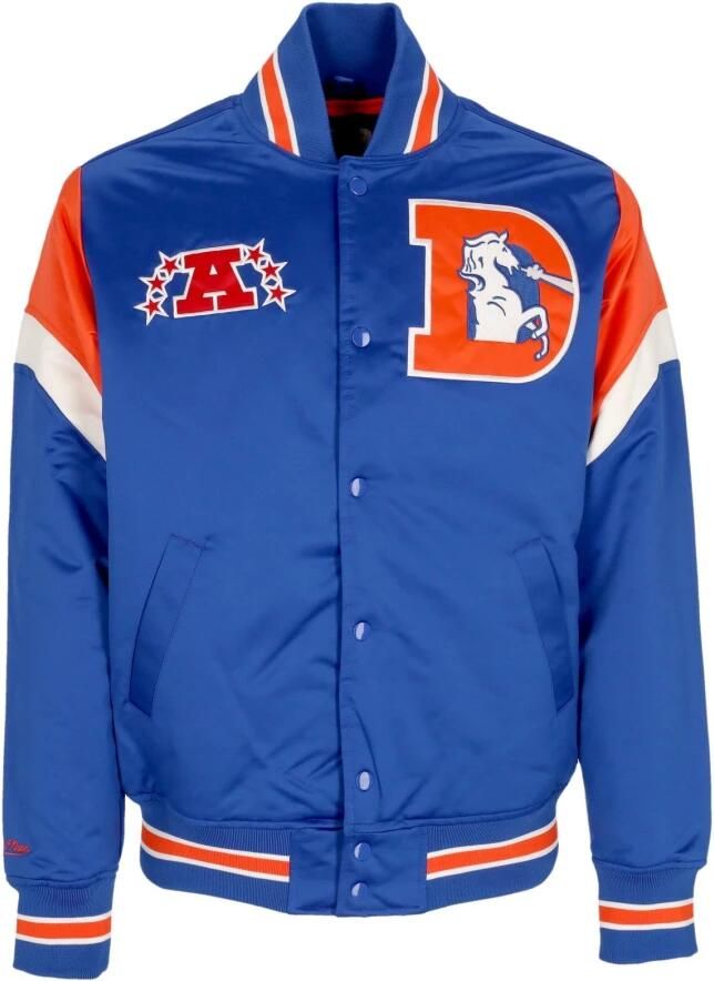 Mitchell & Ness Denver Broncos Bomberjack NFL Teamkleuren Blue Heren