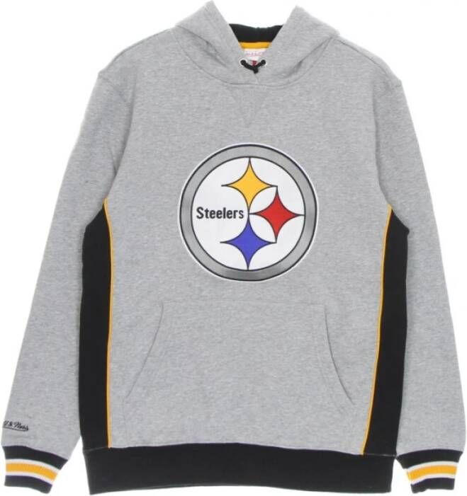 Mitchell & Ness Hoodie NFL Pinnacle Heavyweight Fleece Hoodie Pitste Grijs Heren